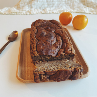 Recette de gâteau au kaki sans sucres ajoutés et sans lactose